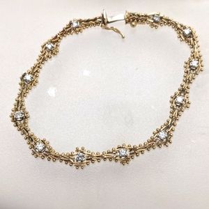 14K Gold & Diamond Bracelet